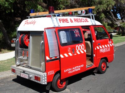 Red vehicles fire truck