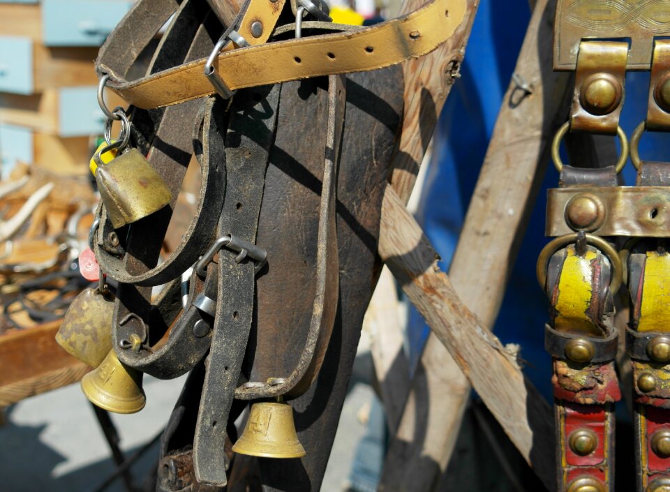 Bell old antique flea market