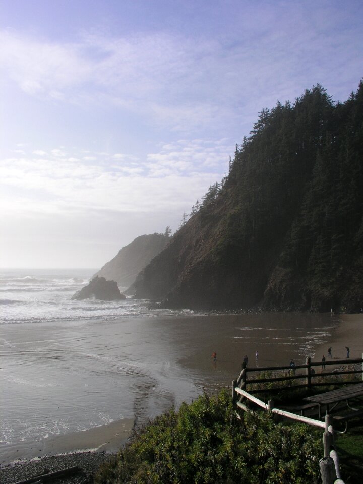 Coast waves coastline