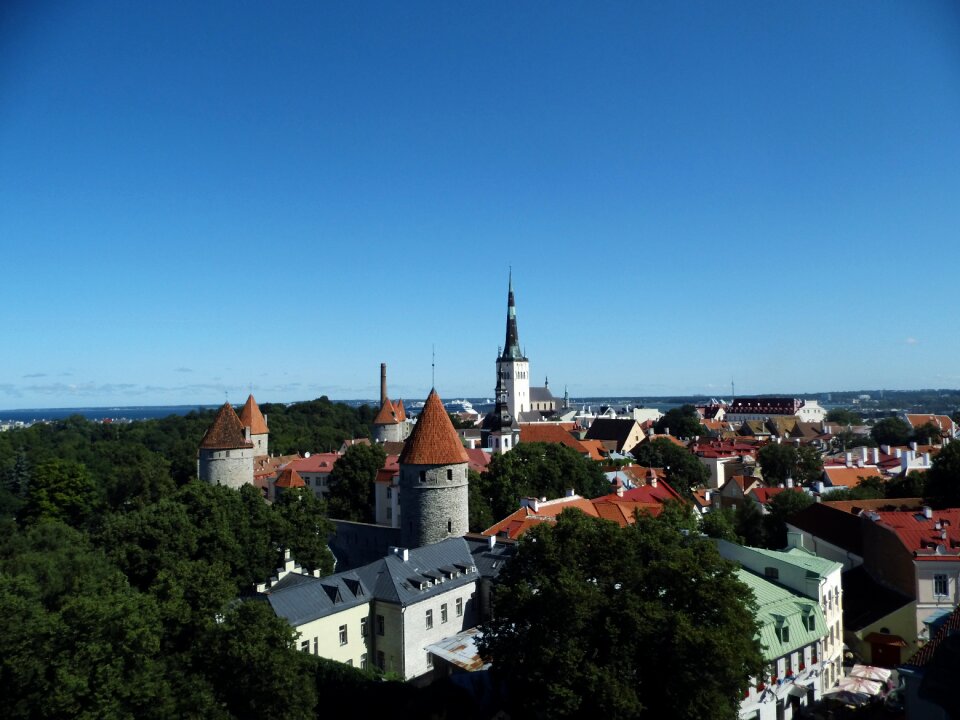 Estonia skyline city