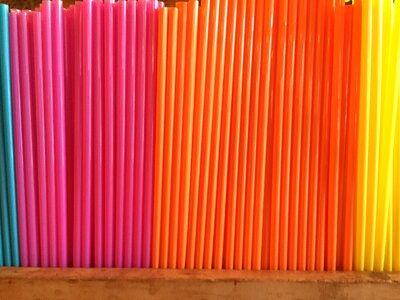 Vertical pink orange