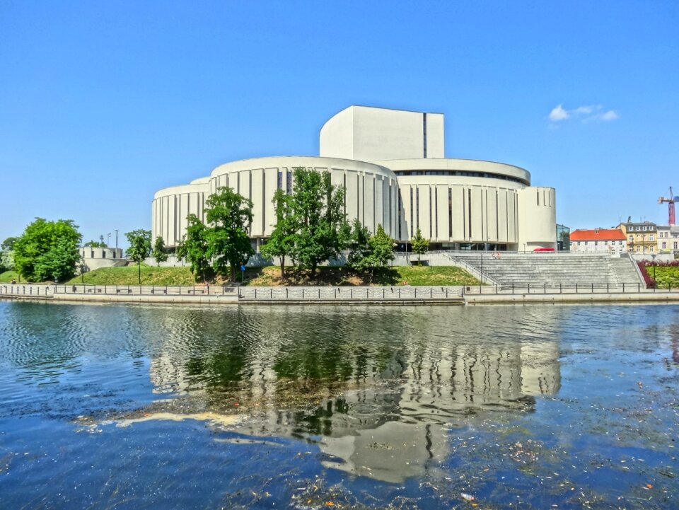 Poland waterfront building