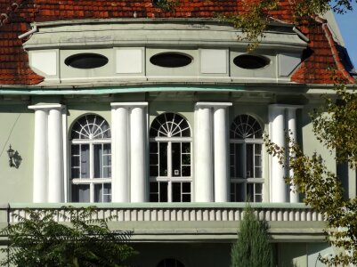 Architecture columns windows