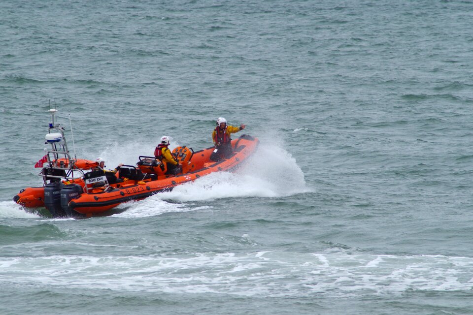 Boat exercise coastline