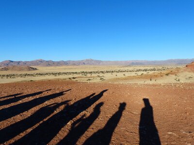 Shadow play namibia desert photo