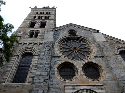 Stained glass window cathedral glass photo