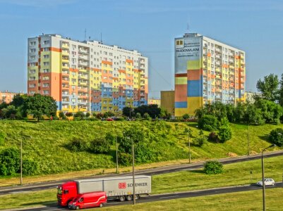 Apartment building condominium residential photo