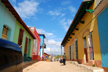 Happy vibrant houses
