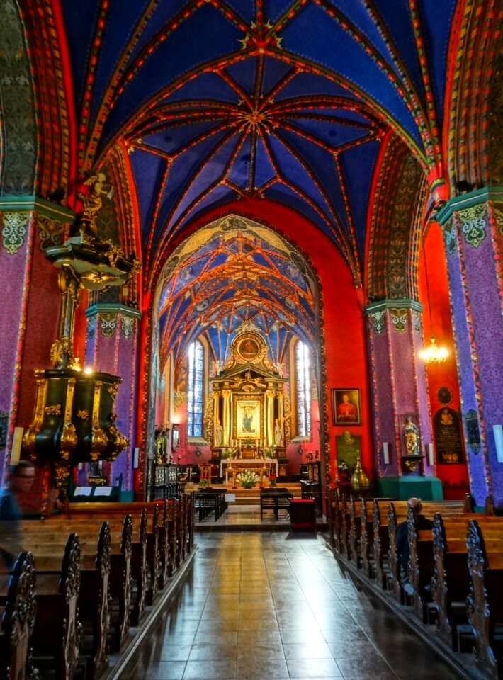 Church colorful decor