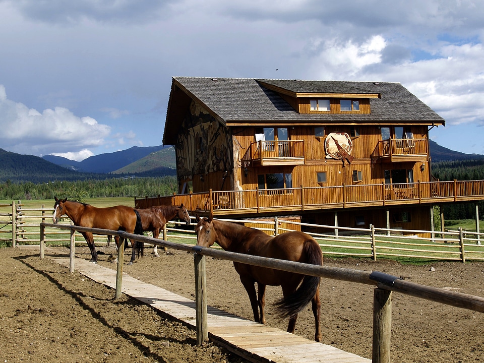 Clinton town building corral photo