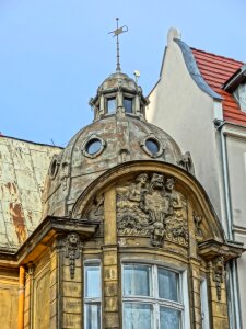 Relief artwork facade