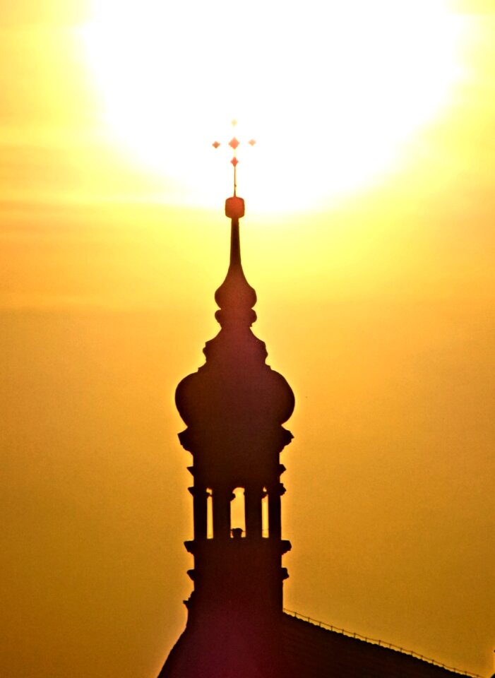 Turret tower silhouette