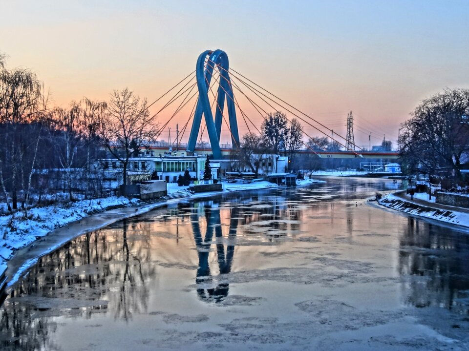 River canal crossing