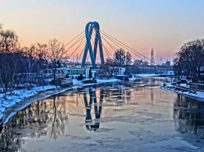 River canal crossing