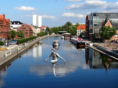 River statue sculpture photo