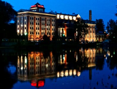 Waterfront lake water