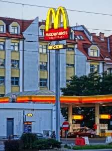 Sign poland fast food
