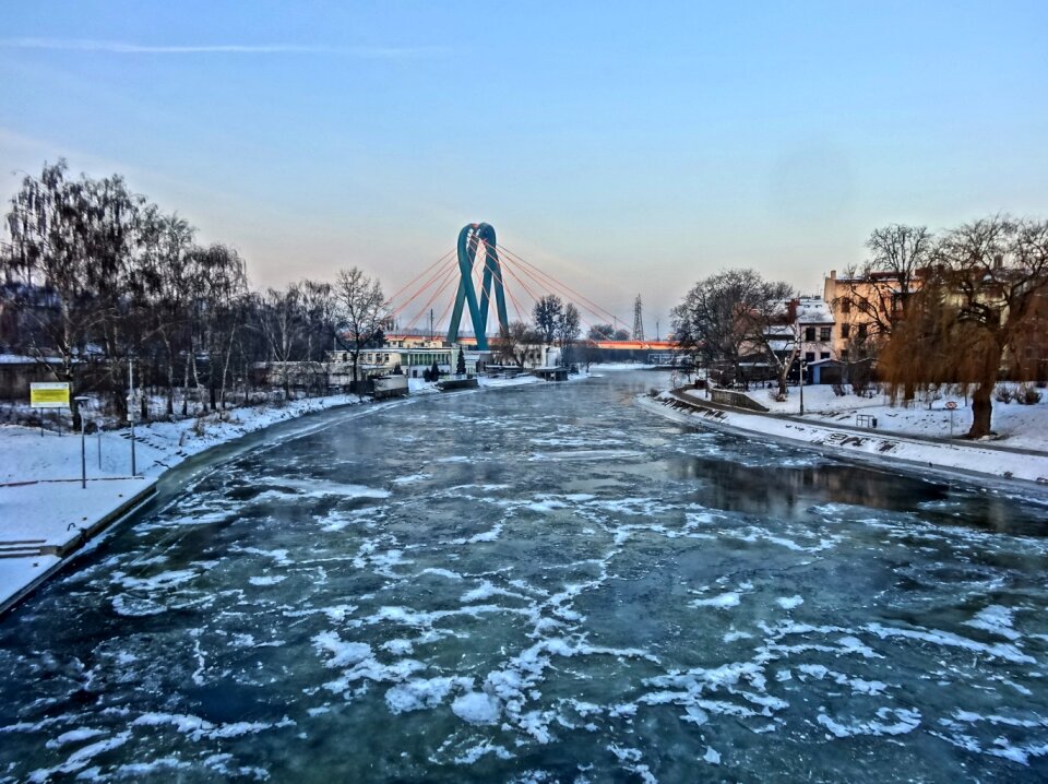 River canal crossing
