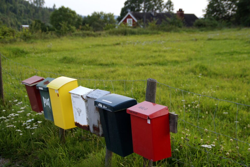 Colorful idyllic sweden