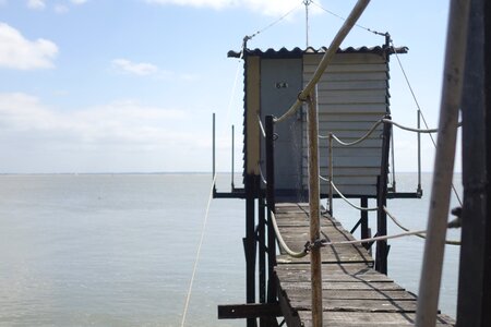 Fisherman's hut saint-nazaire horizon
