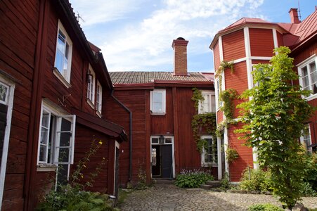 Historic center architecture houses