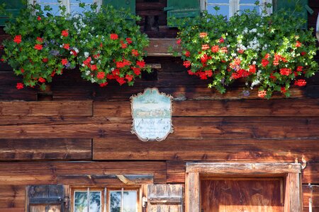 Flower boxes culture upper bavaria