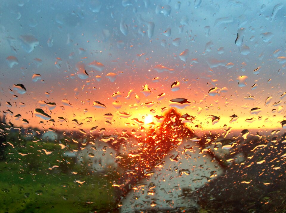 Droplets glass liquid