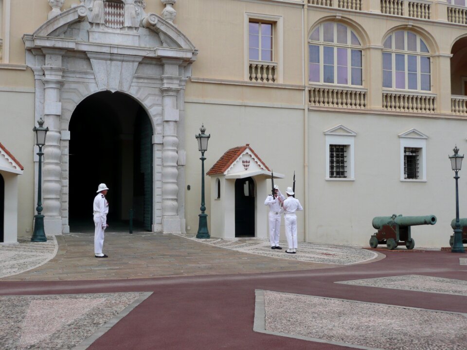 Monaco france changing of the guard