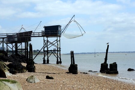 Fisherman's hut saint-nazaire horizon