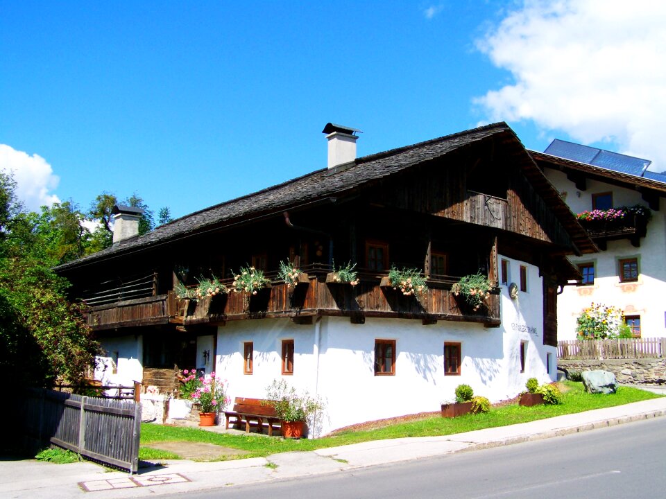 Old house alpine house architecture