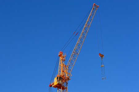 New house development crane hoisting