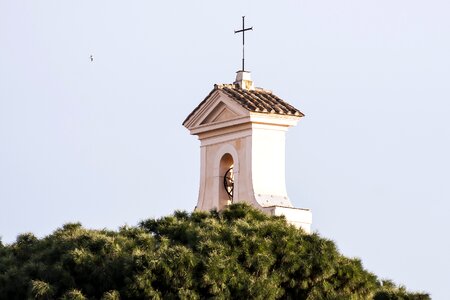 Church bell tower architecture photo