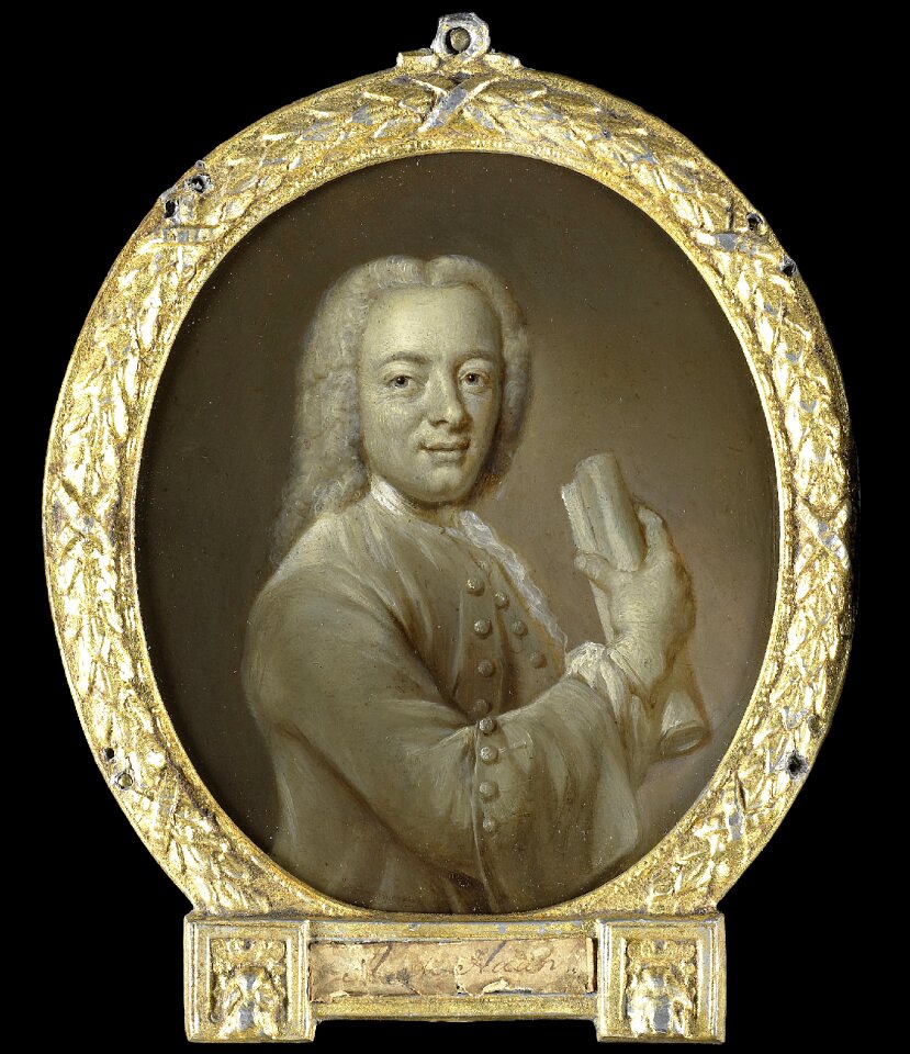 Painting museum person