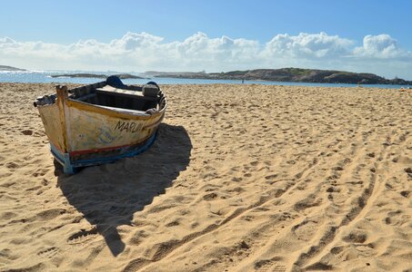 Landscape sand cockboat
