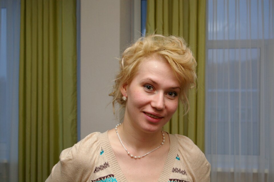 Girl blonde portrait