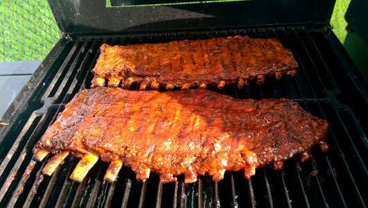 Barbecue bbq ribs grilled photo