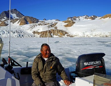 Glacier greenland smile