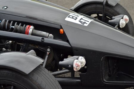 Single-seater black