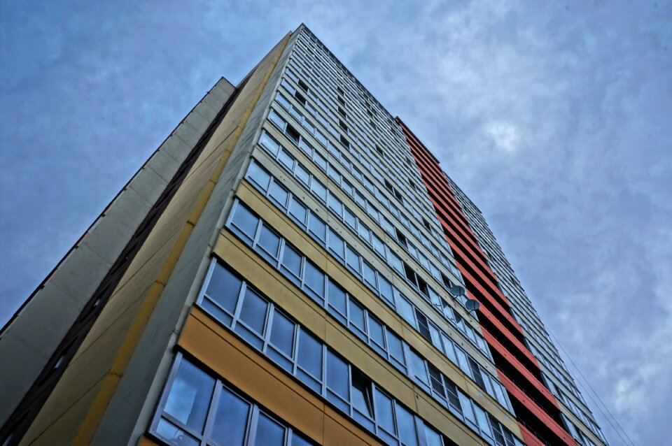 City building glass