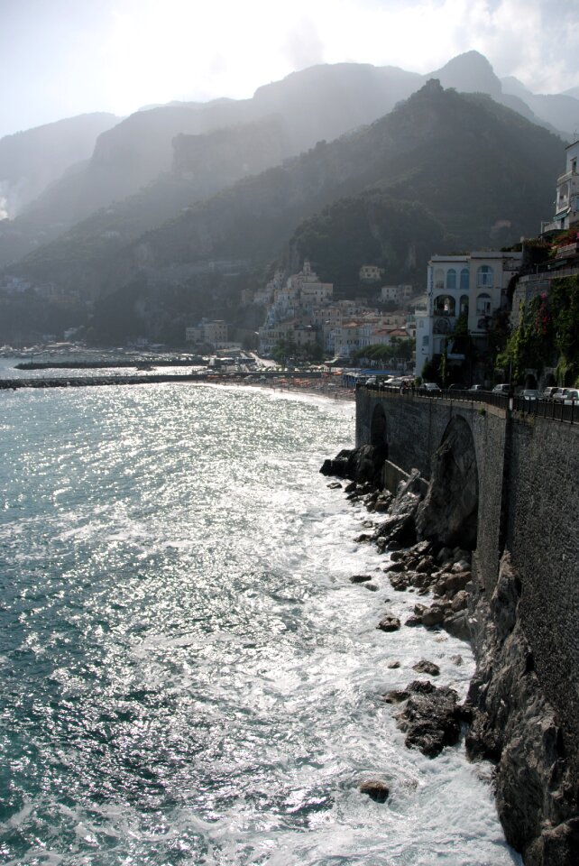 Sea coast italy