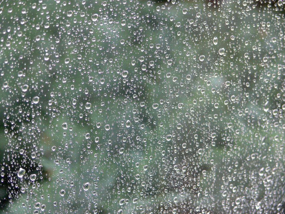 Glass wet beaded