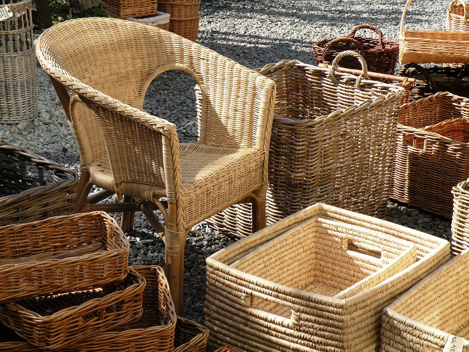 Basket-chair furniture seat