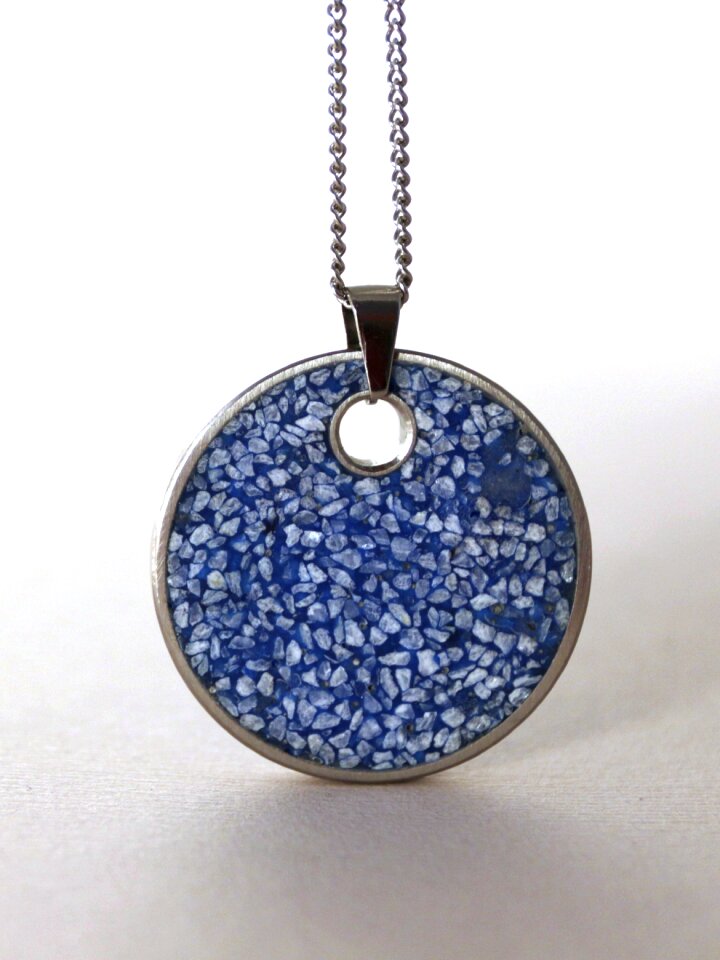 Steel concrete jewelry