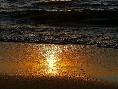 Tide sand wet sand photo