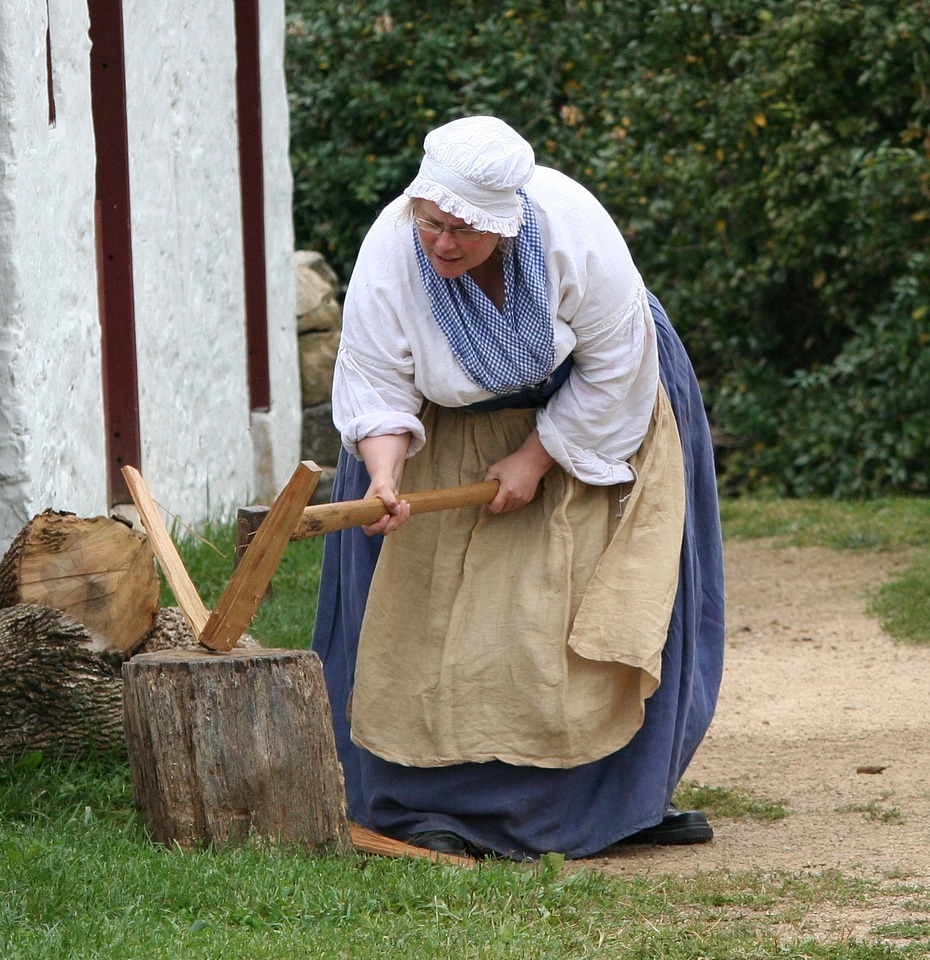Reenactor 1700 irish american