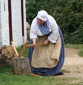 Reenactor 1700 irish american