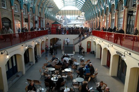 Shopping market dining room