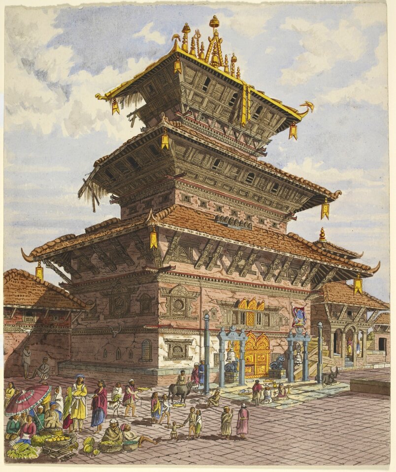 Bhaktapur nepal artwork