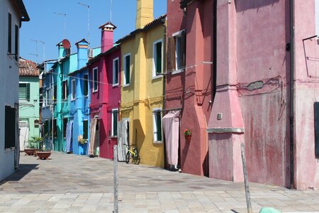 Colors houses rainbow