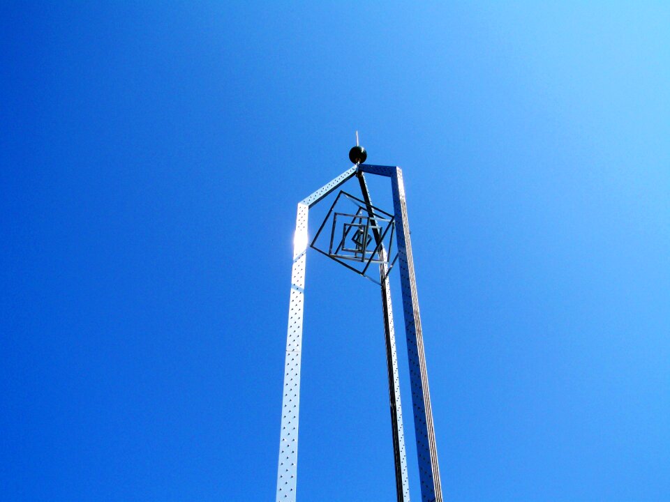 Mohács city hungary blue sky metal works